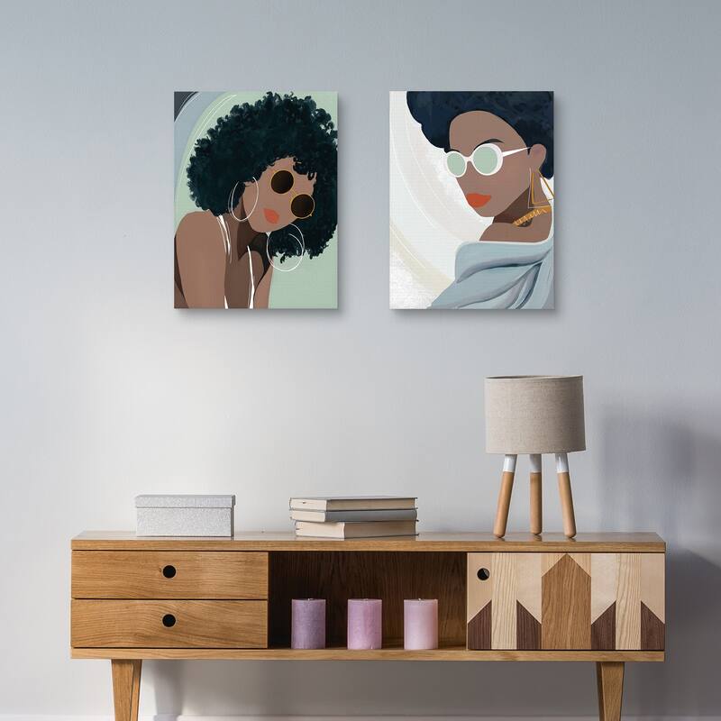 Deja & Destiny by Studio Arts Canvas Art Prints