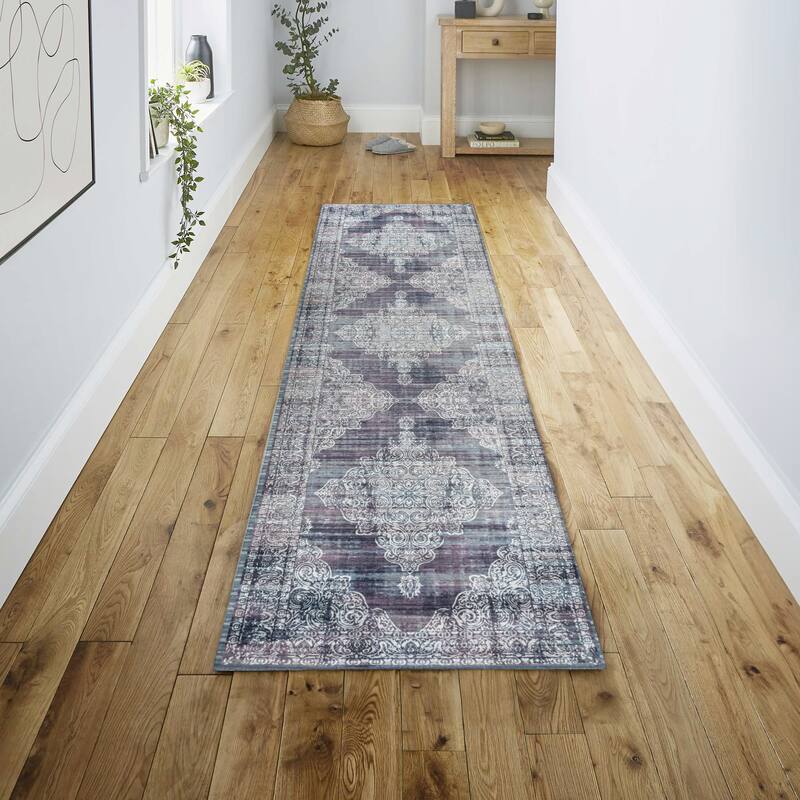 JONATHAN Y Asa Bohemian Medallion Machine Washable Area Rug