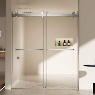 Frameless Double Sliding Shower Door