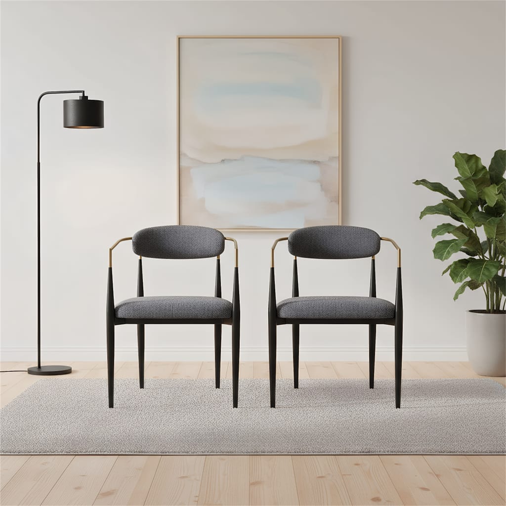 Modern Luxe Dining Chairs (Set of 2)