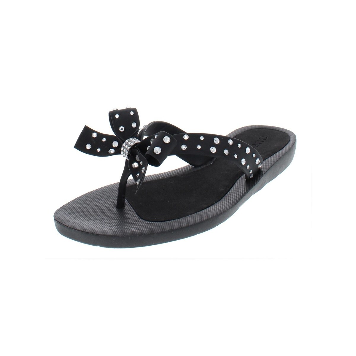 guess flip flops with rhinestones