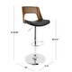preview thumbnail 6 of 14, Carson Carrington Paula Mid-century Modern Swivel Adjustable Bar Stool