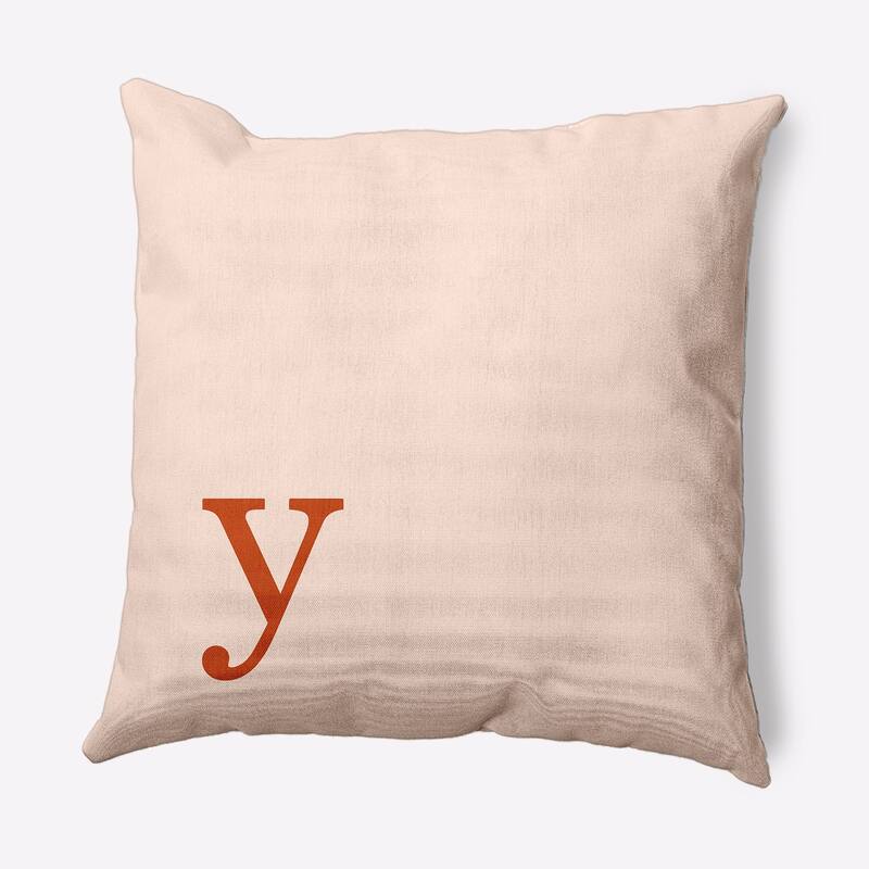 Modern Monogram Decorative Throw Pillow - 26" x 26" - y