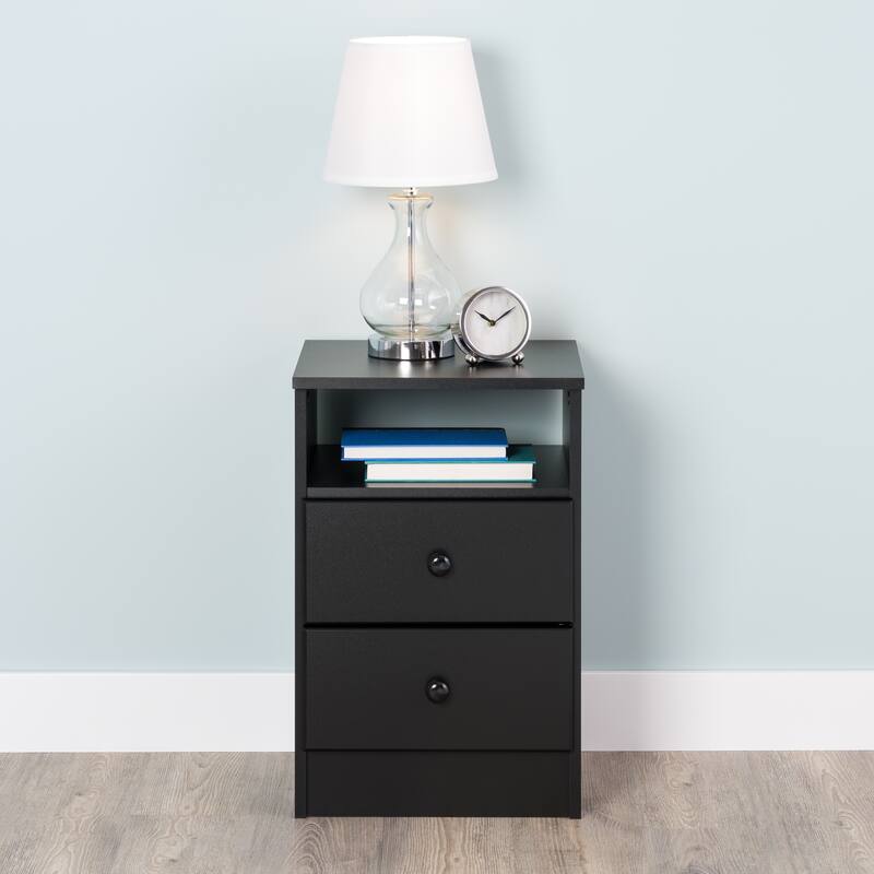 Prepac Astrid 2-Drawer Nightstand