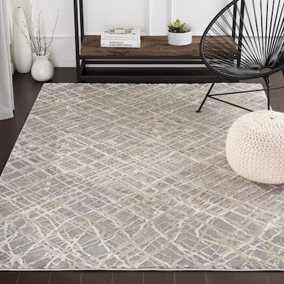 Livabliss Modern & Contemporary Tibetan Abstract Area Rug