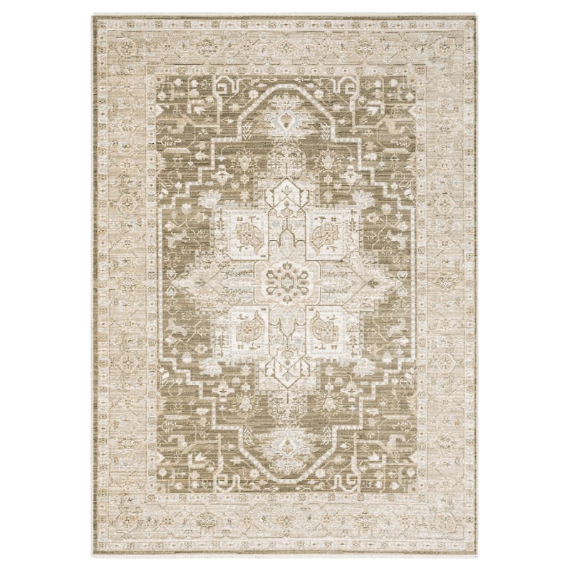 Style Haven Lucia Vintage Center Medallion Area Rug