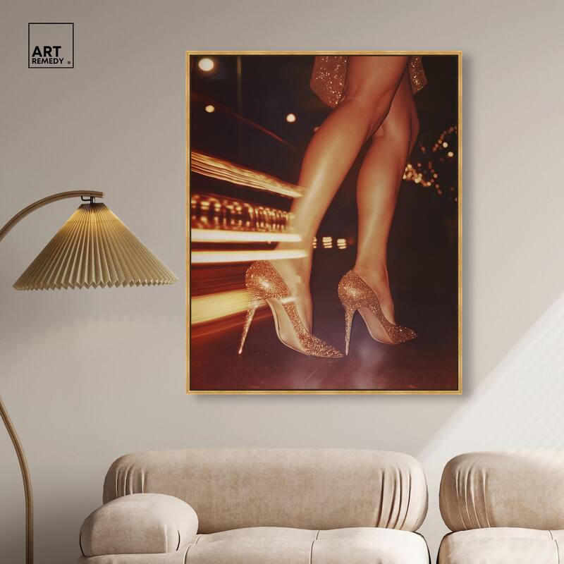 Sparkly Nights Canvas by Art Remedy