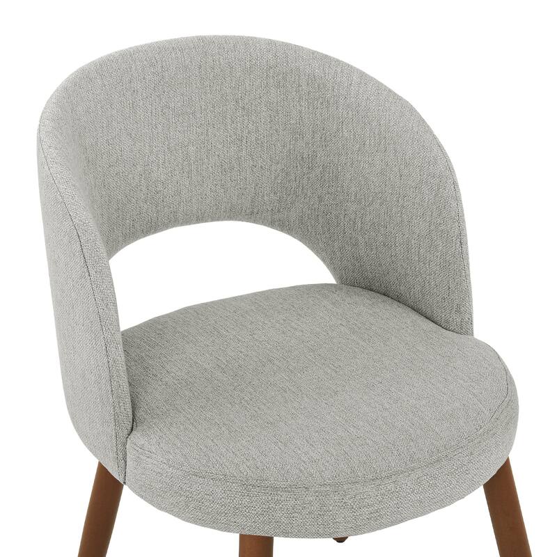 Upholstered Dining Chairs with Back Set of 2/4/6，Linen Dining Room Chairs with Lumbar Pillow for Dining Room, Beige