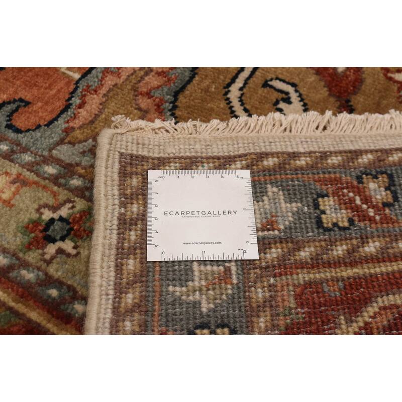 ECARPETGALLERY Hand-knotted Jules Sultane Ivory Wool Rug - 8'9 x 11'8