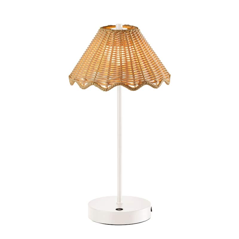 Stevie LED Cordless Table Lamp - White