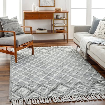 Livabliss Aadhya Handmade Indoor/ Outdoor Bohemian Area Rug
