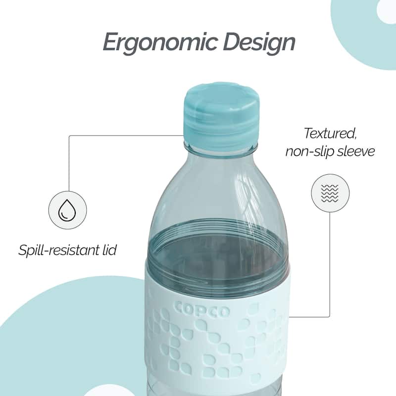 Copco Hydra Tritan Water Bottle Set of 2 BPA Free