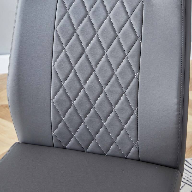 Dining Chairs with Faux Leather,Side Chairs(Set of 8)
