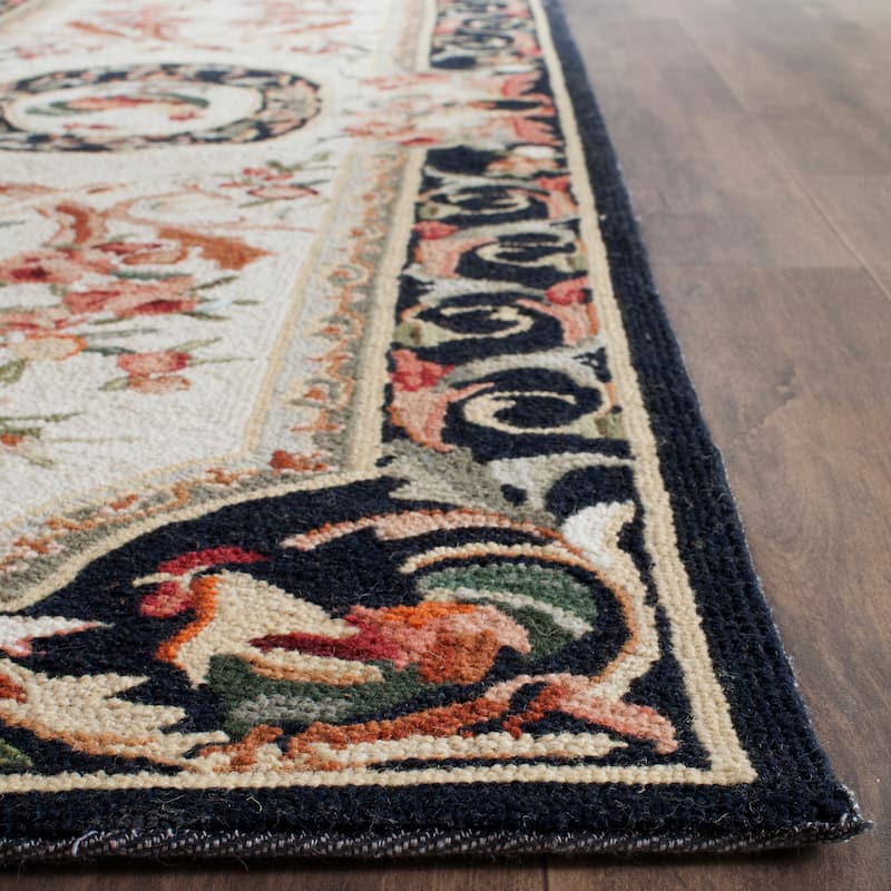 SAFAVIEH Handmade Chelsea Myranda French Country Rooster Wool Rug