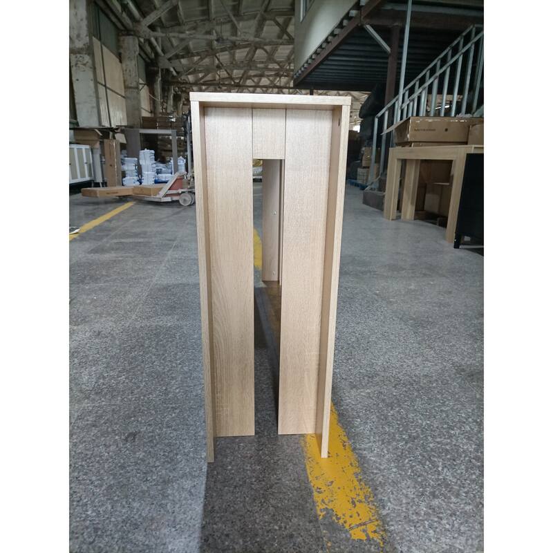 62.99" Extra Long Entryway Console Table for Living Room and Entryway - Oak