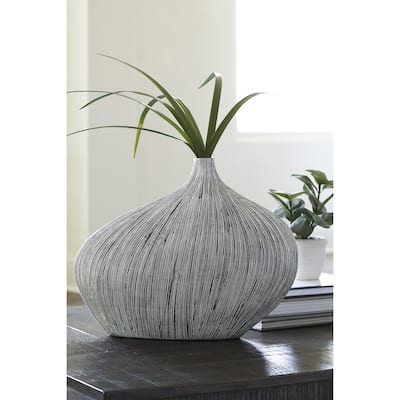 Ashley Furniture Donya Antique Black Vase