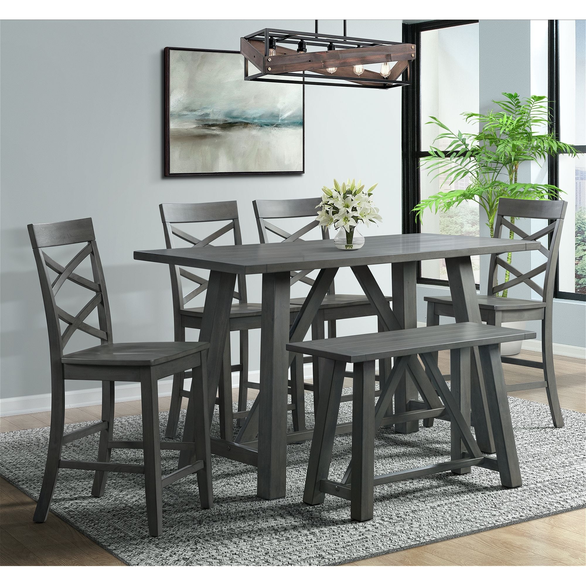 Picket house furnishings regan 6pc dining set hotsell