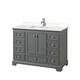 Option Dark Gray / Carrara Cultured Marble Top / Polished