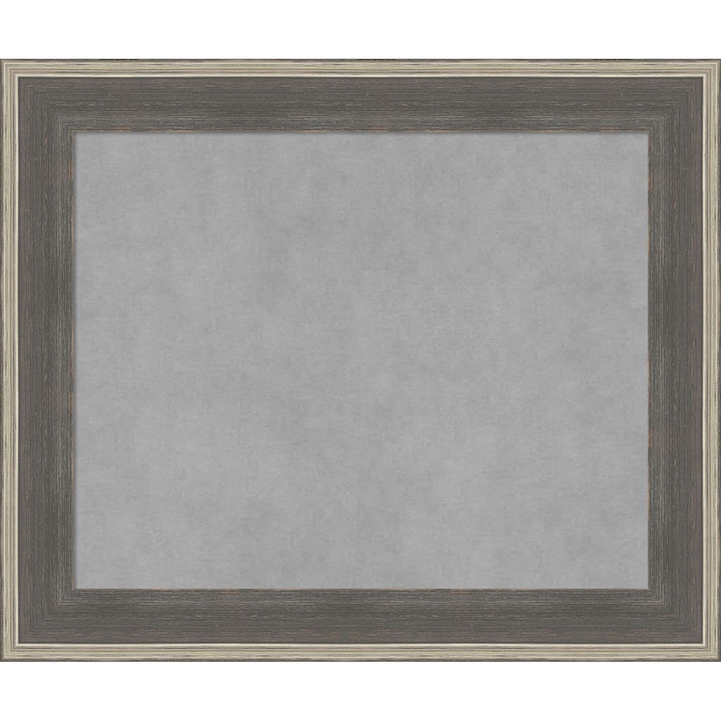 Amanti Art Cottage Grey Silver Framed