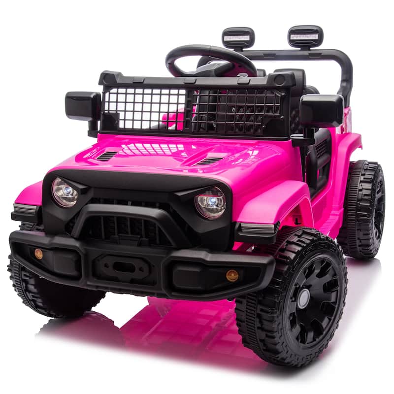 24V Kids Electric Ride-On Car with Remote Control, Ages 3+, 2WD & Bluetooth - Pink