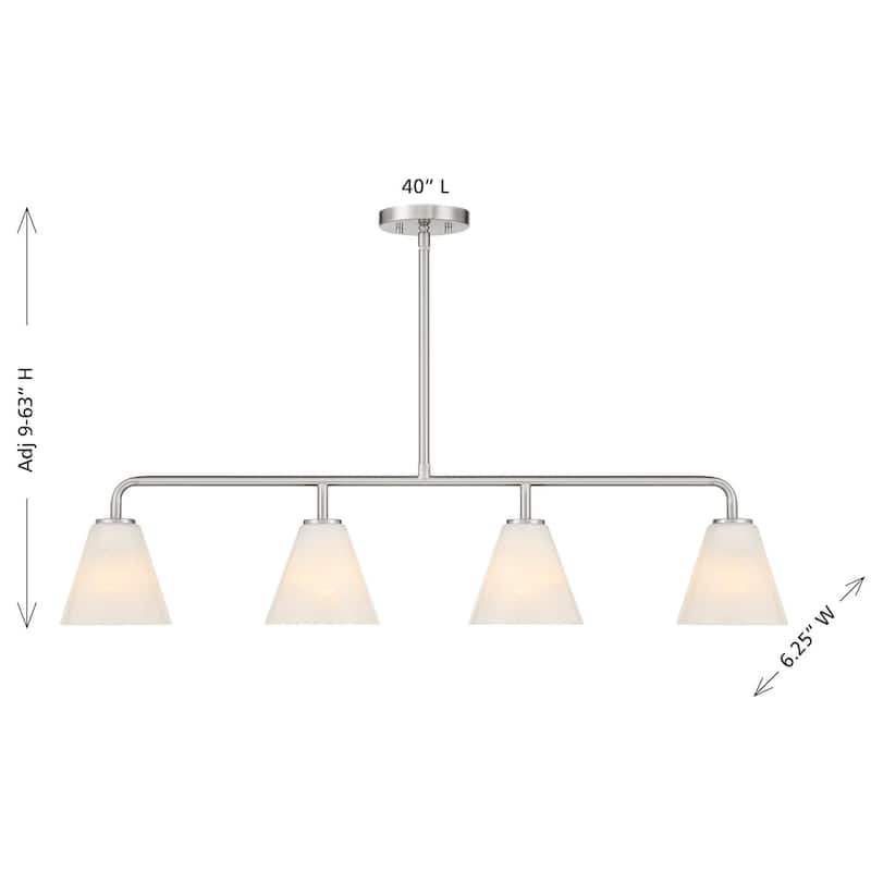 Blair 4-Light Linear Chandelier