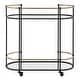 preview thumbnail 5 of 5, Uttermost Andre Iron Bar Cart - 30.25" H x 32"W x 13.5"D