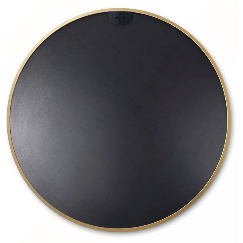 24 Inch Metal Framed Round Bathrrom Mirror