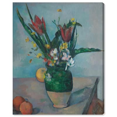 Vase Tulips Canvas by Art Remedy, Gallery Wrapped