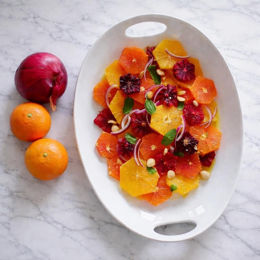 Euro Essential Classic Lisbon White Oval Platter with Loop Handle