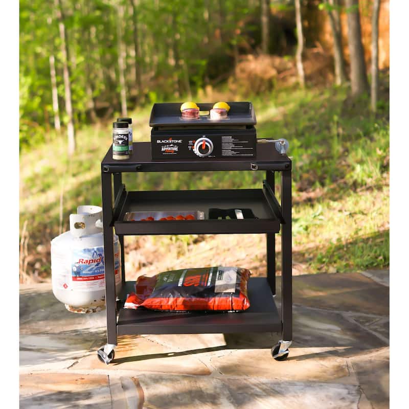 NUUK 30" Steel Pizza Oven Table and Prep Station