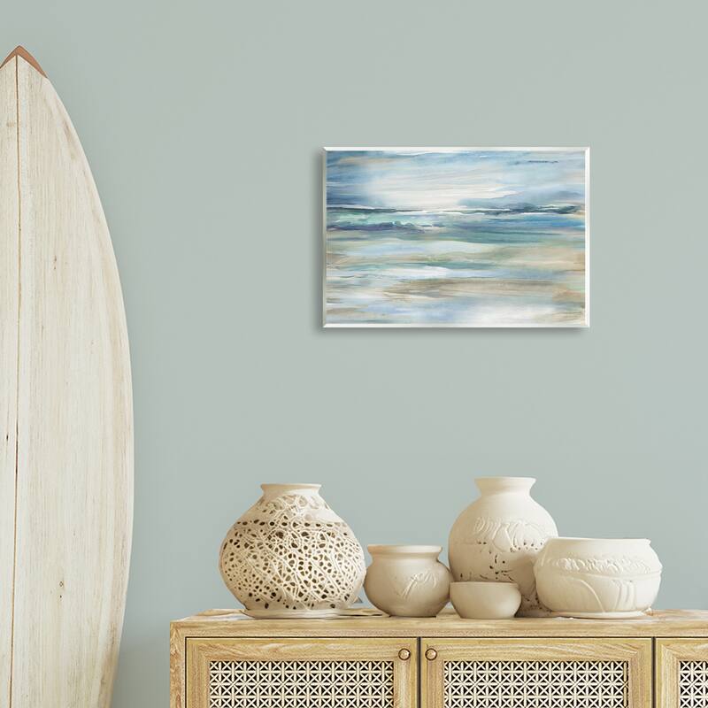 Stupell Gradient Ocean Waves Wall Plaque Art Design By Carol Robinson