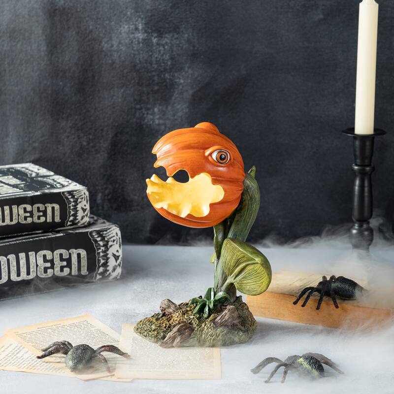 Glitzhome 8.75''H Halloween Resin Chomper Table Decor