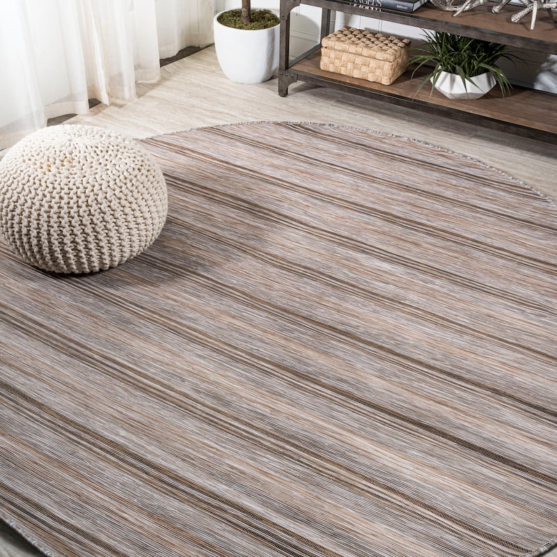 JONATHAN Y Finn Modern Farmhouse Wide Stripe Area Rug