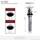 preview thumbnail 30 of 48, STYLISH Pop-Up Bathroom Sink Drain with Overflow D-700