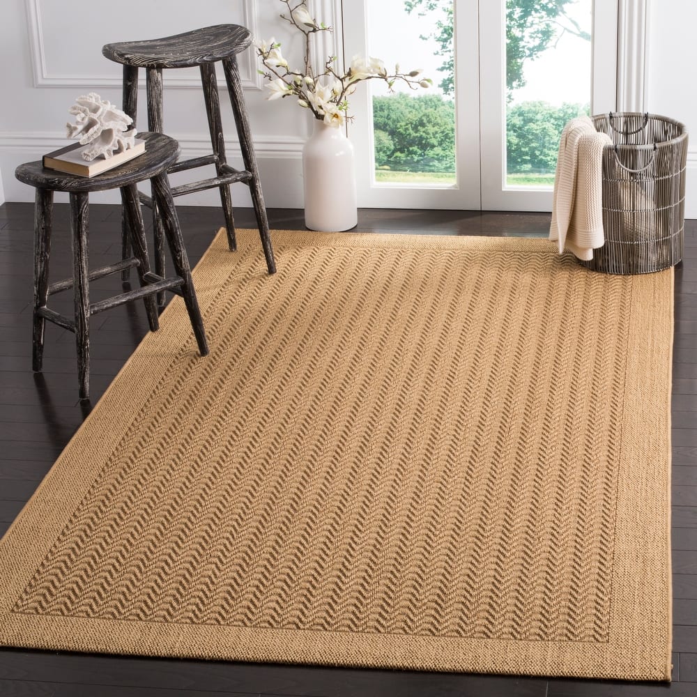 SAFAVIEH, Palm Beach Pearly Modern Sisal Rug