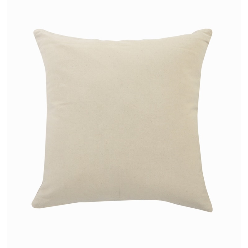Sevita Tufted White Geometric Diamond Throw Pillow