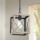 preview thumbnail 17 of 37, Acroma 1-light Farmhouse Rustic Rectangle Kitchen Island Pendant Light - 8 inches
