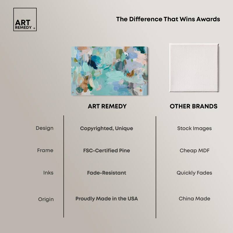 Layers of Feeling II Canvas by Art Remedy, Gallery Wrapped