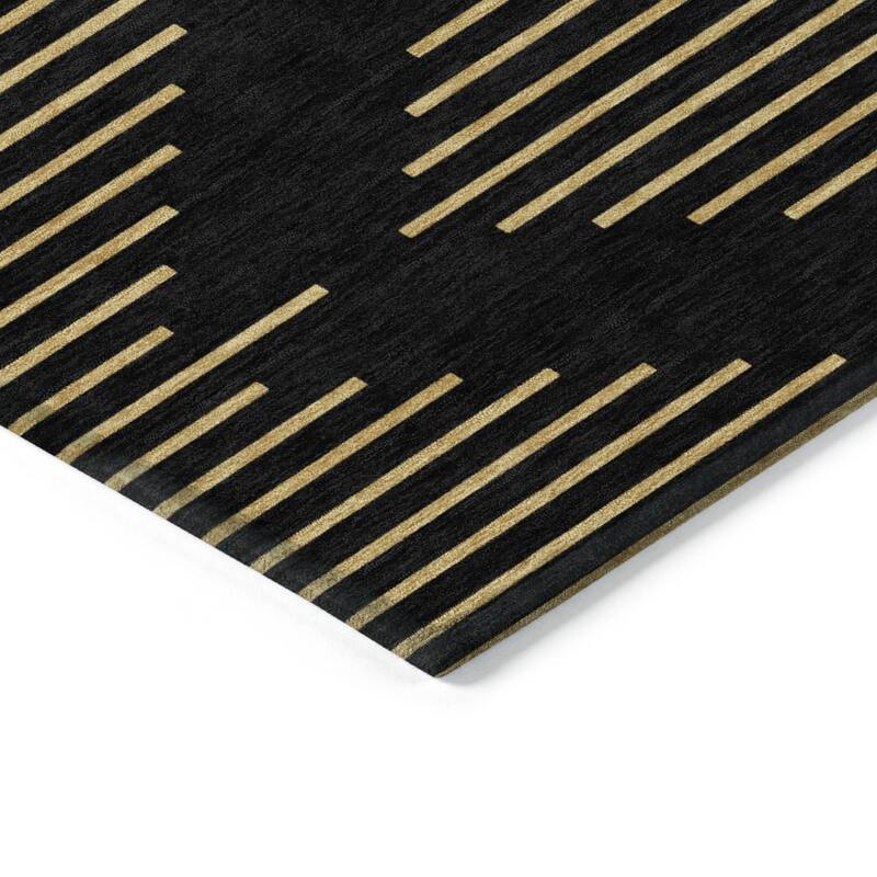HomeRoots Geometric Transitional Rectangle Outdoor Rug