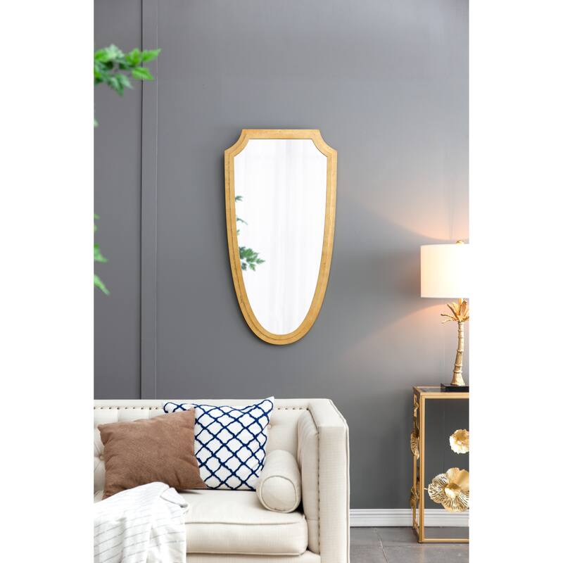24x46" Wall Mirror with Gold Frame Contemporary Home Decor