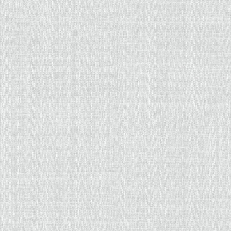 Galerie Wallcoverings Country Cottage Woven Texture Effect Non-woven Matte Wallpaper Roll - 33 feet x 21 inches - Light Grey