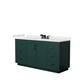 Option Green, Black Trim, White Quartz Top