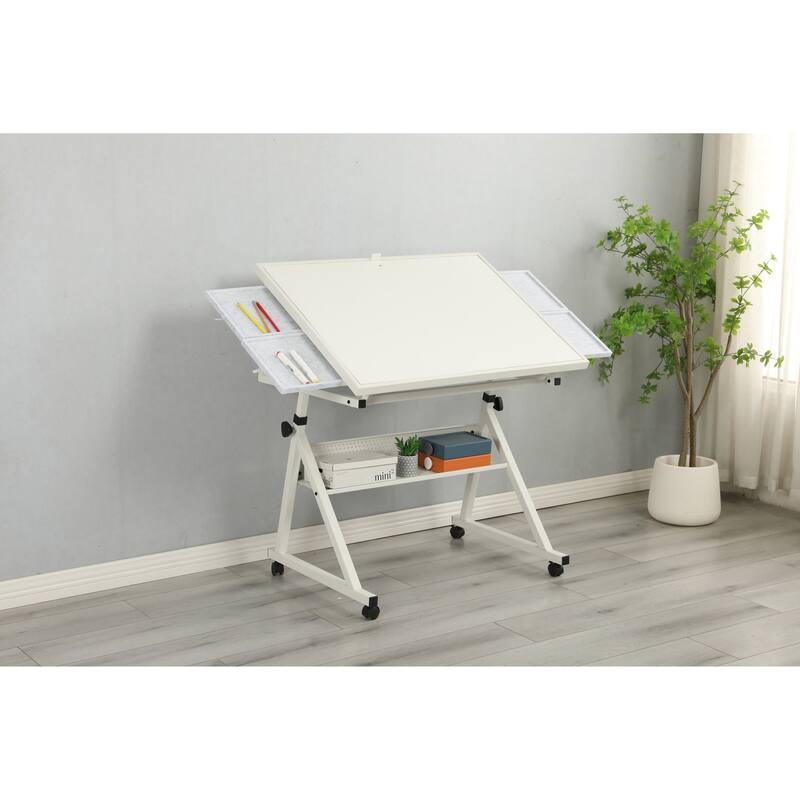 1500 pieces Jigsaw Puzzle metal Table board for adults gift with 4 trays(black)