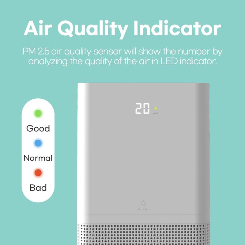 IMUNSEN Air Purifier with Cypress Wood Filter