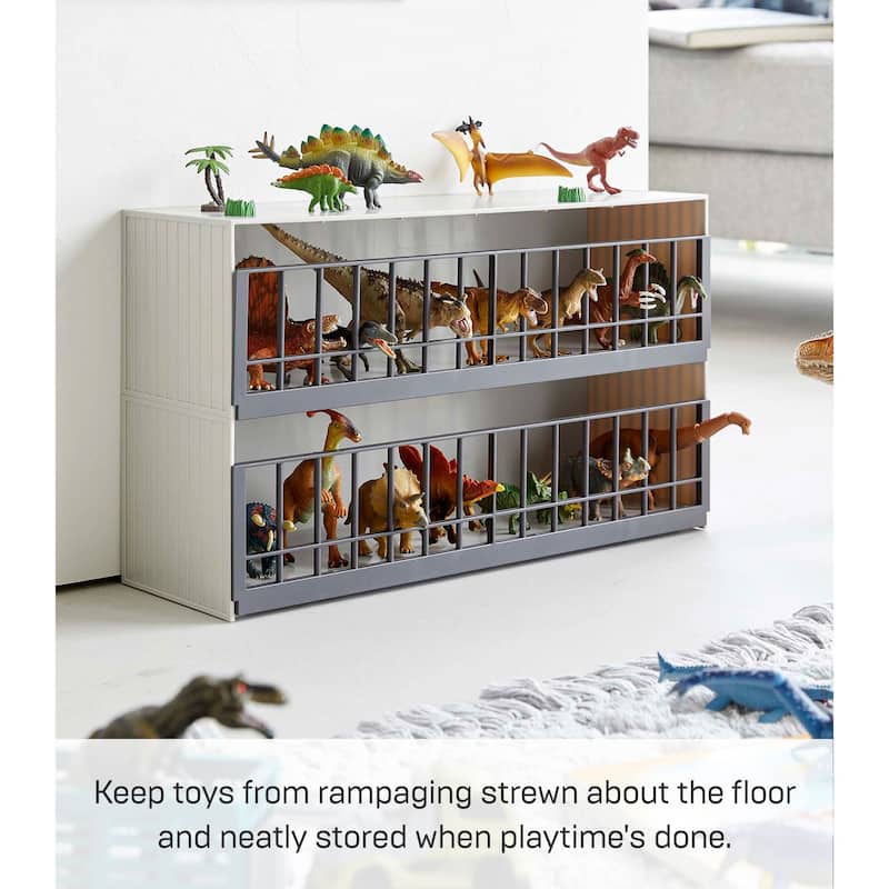 Yamazaki Home Toy Display Case, ABS Plastic - L 5.71 x W 17.72 x H 10.44 inches