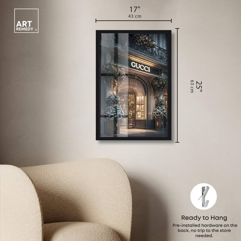 Illuminated Luxury Store Shadowbox by Art Remedy