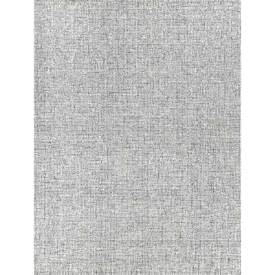 EXQUISITE RUGS Caprice Hand-tufted New Zealand Wool Black/Ivory Area Rug.