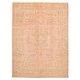 preview thumbnail 1 of 7, ECARPETGALLERY Hand-knotted Antalya Vintage Light Pink Wool Rug - 9'7 x 12'10 Light Pink - 9'7 x 12'10