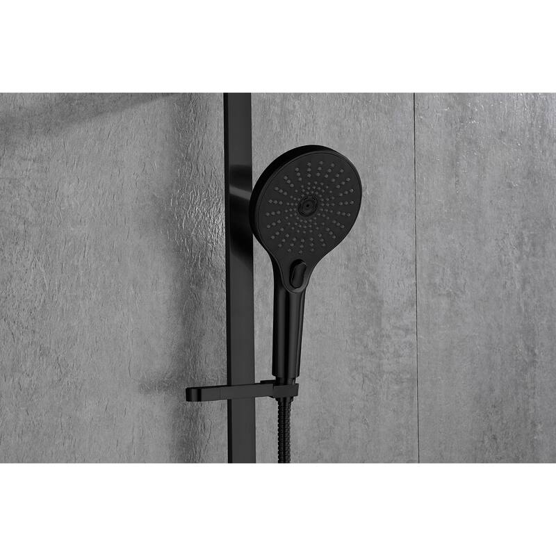 Handheld Shower with 28-Inch Slide Bar and 59-Inch Hose