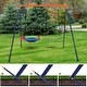 preview thumbnail 11 of 12, Saucer Swing with Stand for Kids Outdoor